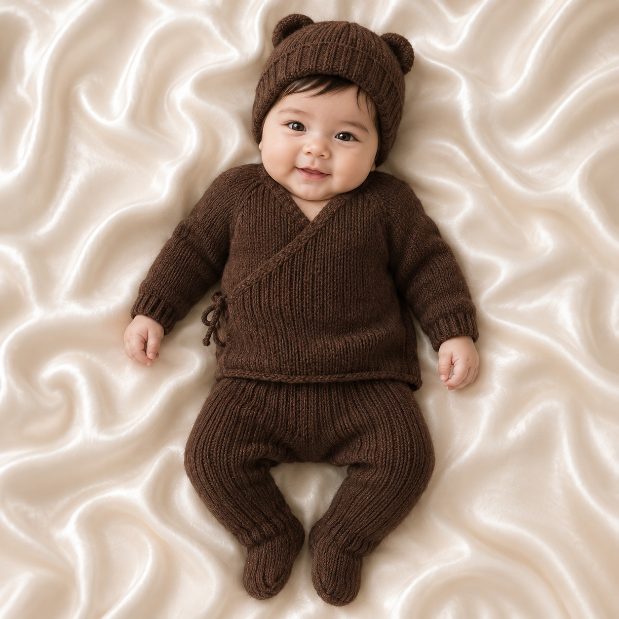 Opéra (Mini) Set Knitting Pattern by Lolilafée | Newborn Gift