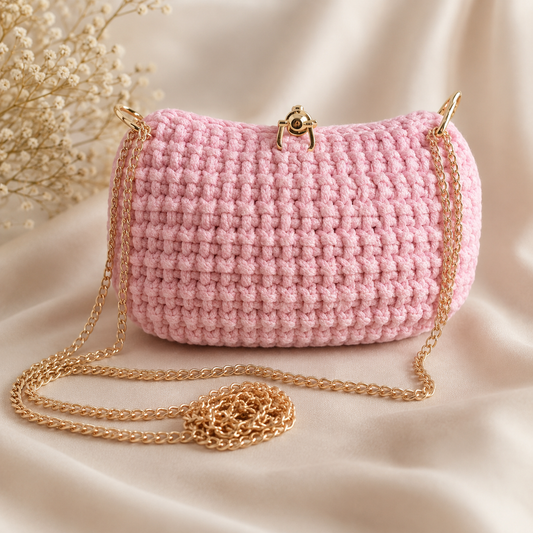 Crochet Pattern Small Women Doll Handbag